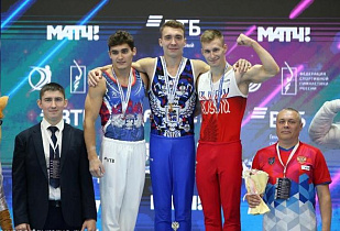 Барнаульский спортсмен завоевал три медали на Кубке России по спортивной гимнастике