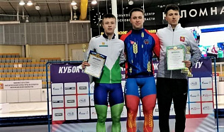 Виктор Муштаков дважды победил в финале Кубка России по конькобежному спорту