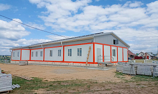 В поселке Гоньба идет строительство врачебной амбулатории