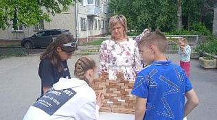 В ТОС микрорайона «Мирный» организованы занятия для детей на средства гранта администрации города Барнаула