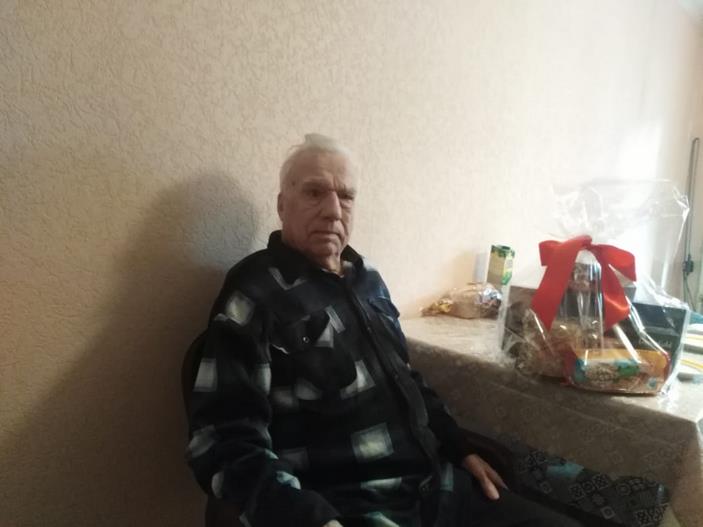 94 года исполнилось ветерану Великой Отчественной войны Белозерцеву Семёну Евстафьевичу