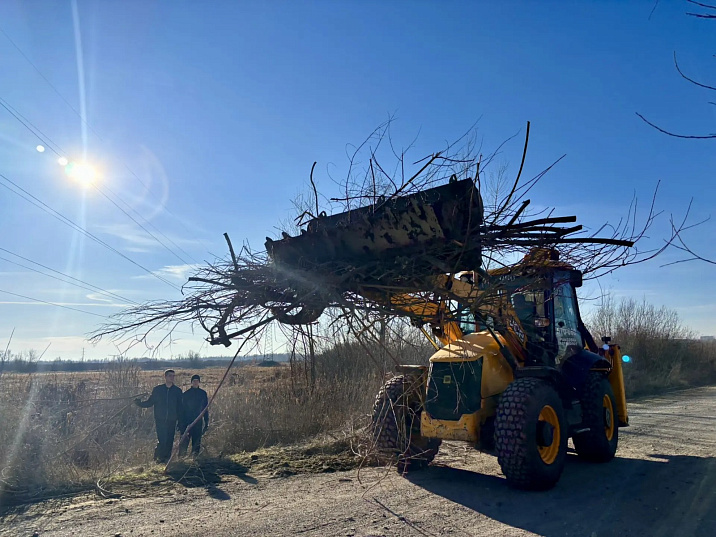 В Центральном районе Барнаула состоялся очередной противопожарный субботник