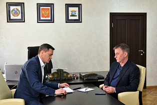 Вячеслав Франк встретился с депутатом Госдумы РФ Даниилом Бессарабовым