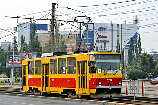 Организовано движение по трамвайному маршруту №4