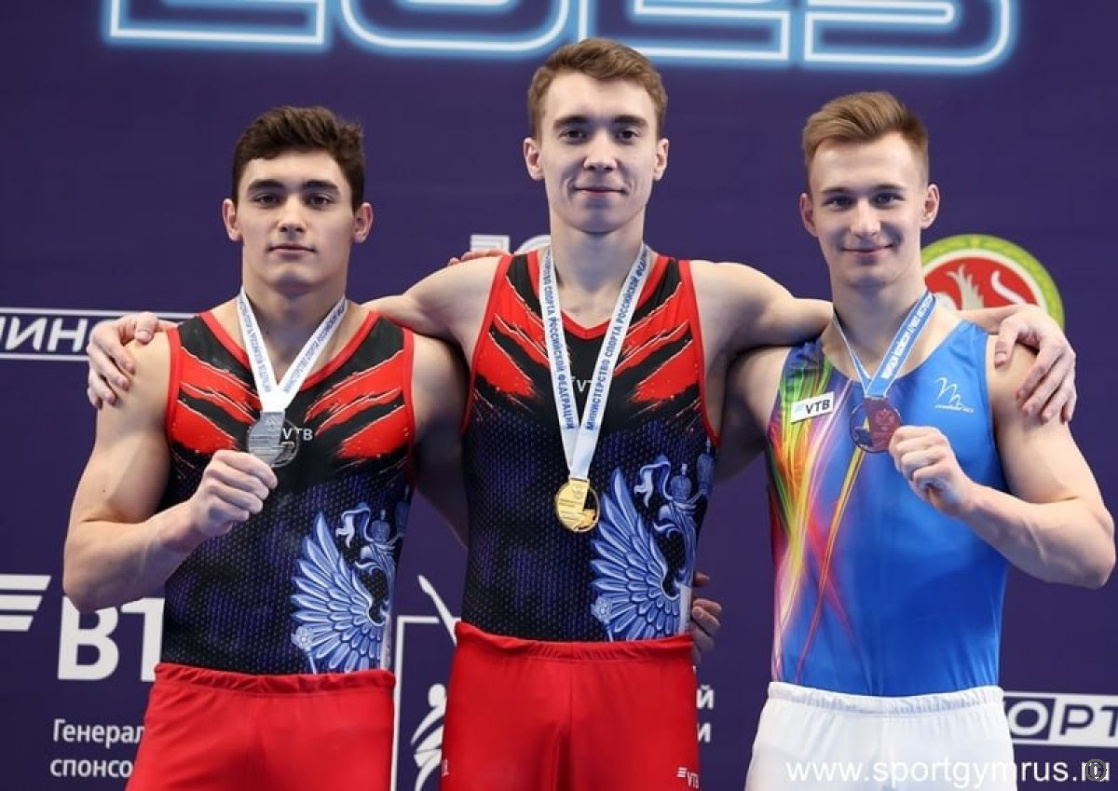 Барнаульский гимнаст Сергей Найдин собрал полный комплект медалей чемпионата России