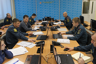 Алтайский край участвует во Всероссийских командно-штабных учениях под руководством МЧС России
