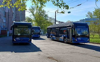 В Барнауле началась обкатка новых троллейбусов