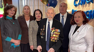 Участник Великой Отечественной войны Геннадий Окороков отметил 100-летний юбилей