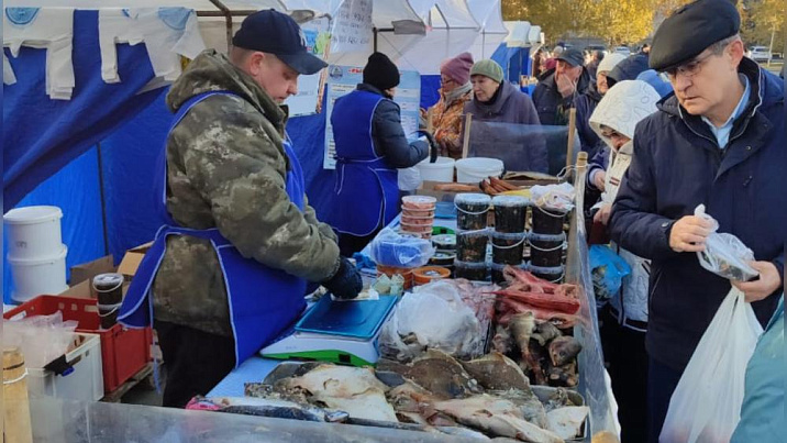 На территории Железнодорожного района вновь прошла продовольственная ярмарка