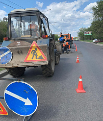В Барнауле идет гарантийный ремонт дорог, отремонтированных в рамках нацпроекта «Безопасные качественные дороги»