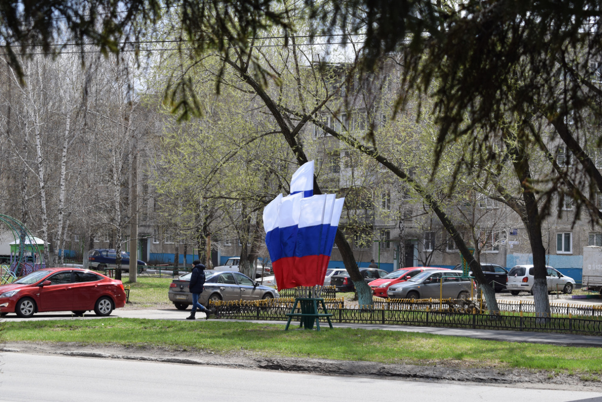 Барнаульские улицы, проспекты и площади украсили ко Дню Победы БАРНАУЛ ::  Официальный сайт города