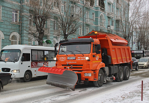 Сформирован план-график по очистке улиц  Барнаула на период с 24 по 30 января
