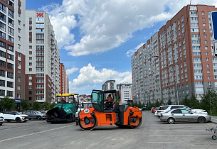 В Барнауле продолжаются работы по нацпроекту «Безопасные качественные дороги»