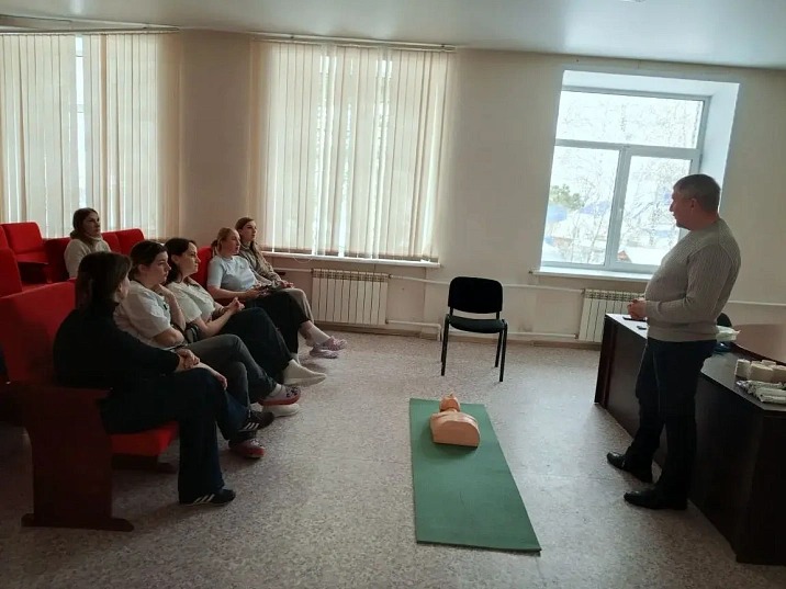 В селе Власиха прошло обучение по оказанию первой медицинской помощи