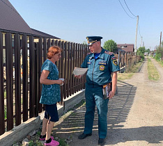 В пригороде Барнаула продолжаются рейды по пожарной безопасности и безопасности на воде