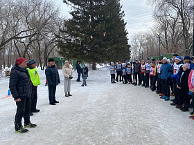 В Барнауле прошел легкоатлетический пробег в честь Дня защитника Отечества