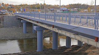 В Барнауле завершили основные работы по реконструкции моста на улице Челюскинцев 