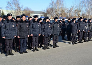 На время проведения гарнизонного развода полицейских нарядов закроют для транспорта площадь Свободы