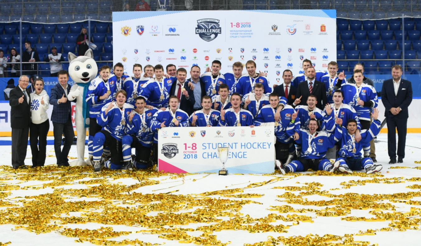 Студенческая сборная из Барнаула стала победителем международного турнира по хоккею