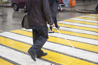 С представителями Всероссийского общества слепых обсудили организацию доступной среды в Барнауле зимой