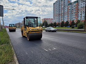 В Барнауле продолжается ремонт дорог по нацпроекту «Безопасные качественные дороги» 