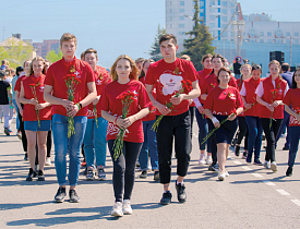 Вячеслав Франк поблагодарил молодежь за поддержку и развитие волонтёрского движения в Барнауле