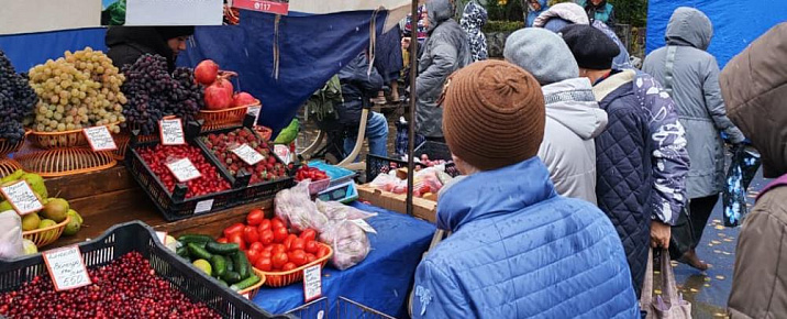 На территории Железнодорожного района вновь прошла продовольственная ярмарка