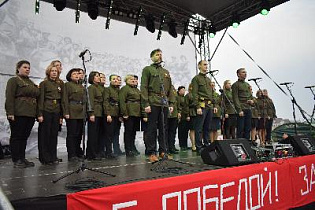 На берегу реки Власихи в Барнауле состоялся гала-концерт «Солдатский привал»
