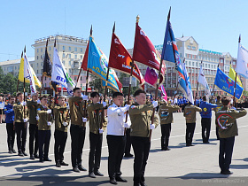 В Барнауле дан старт летнему трудовому сезону краевого студотряда «Алтай», посвященный 85-летию региона