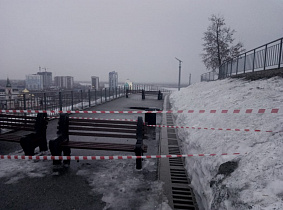 В Нагорном парке проведут работы по локализации воды на террасе