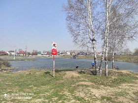 В с.Власиха специалисты администрации провели рейд по безопасности на водоеме