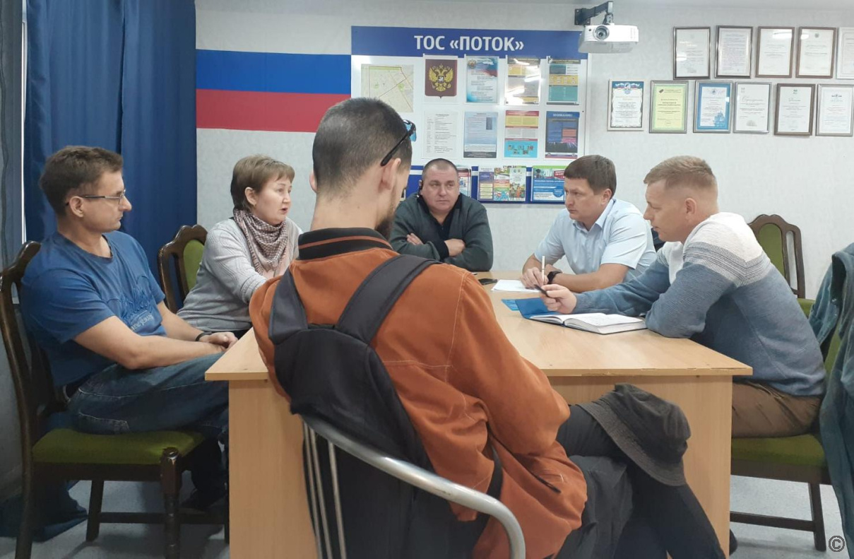 В ТОС «Поток» организовали занятие в рамках проекта «Школа грамотного потребителя»