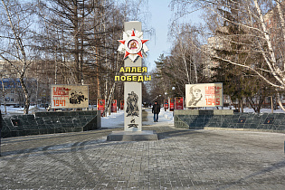 В Барнауле продолжается шефство над памятниками и памятными знаками, посвящёнными Великой Отечественной войне 