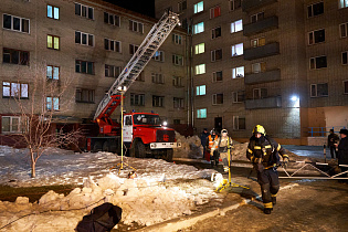 В общежитии университета в Барнауле провели пожарные учения