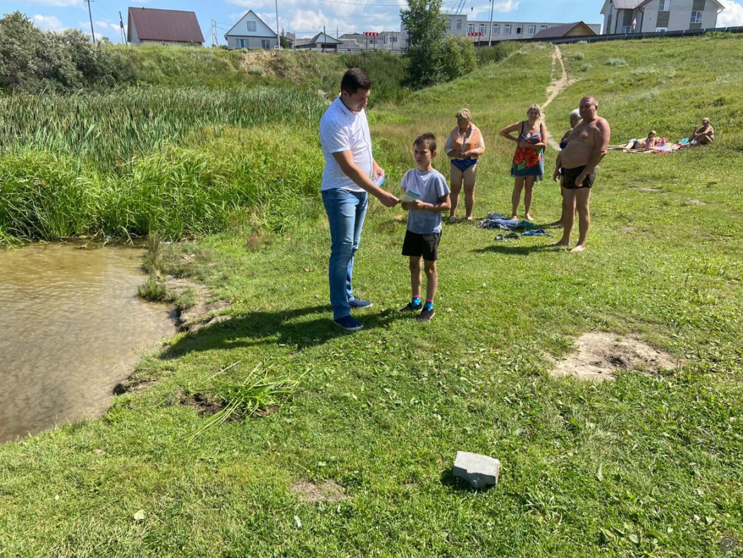 В селе Власиха продолжаются мероприятия в рамках профилактической акции  «Вода – безопасная территория» | 26.07.2022 | Барнаул - БезФормата