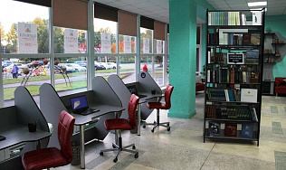 В барнаульском поселке Южном открыли библиотеку, модернизированную в рамках нацпроекта «Культура»