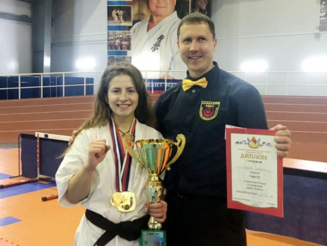Екатерина Фурсова из Барнаула стала чемпионкой России среди женщин по киокусинкай
