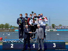 Российские мужские экипажи завоевали бронзу на дистанциях II этапа Кубка мира по гребле на байдарке и каноэ в Барнауле