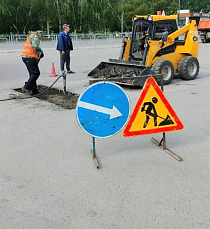 В Барнауле в рамках текущего ремонта отремонтировано более 22 тысяч квадратных метров дорог