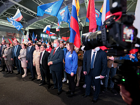 В Барнауле проходят мероприятия, приуроченные ко Дню воссоединения Крыма с Россией 