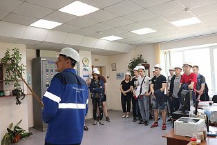 Барнаульский водоканал показал студентам работу очистных сооружений речной воды