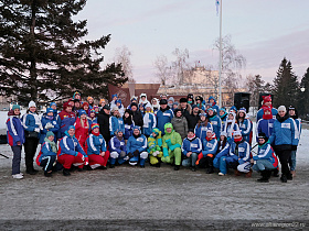 В Барнауле состоялось торжественное открытие Всероссийской патриотической акции «Снежный десант»