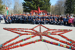 В Октябрьском районе прошли мероприятия, посвященные 79-й годовщине Победы в Великой Отечественной войне