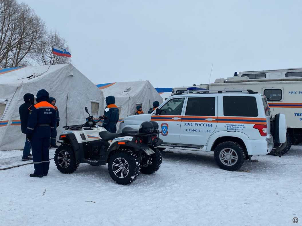 В микрорайоне Затон прошло масштабное учение по предупреждению и ликвидации  ЧС, обусловленных весенним паводком БАРНАУЛ :: Официальный сайт города