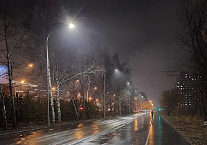 Уличное освещение подключили на нескольких вновь построенных дорогах в Барнауле