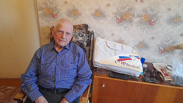Барнаульцу-труженику тыла Николаю Сергеевичу Ускову исполнилось 95 лет 
