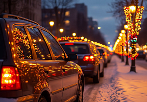Барнаульцев предупредили о возможных предновогодних  пробках на дорогах