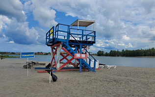 Городской пляж в Барнауле готовят к открытию 