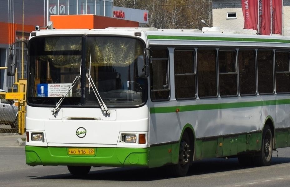 В Барнауле в тестовом режиме изменят схему движения автобуса №1