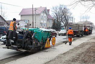 В Барнауле сформирован план дорожных работ на текущую неделю
